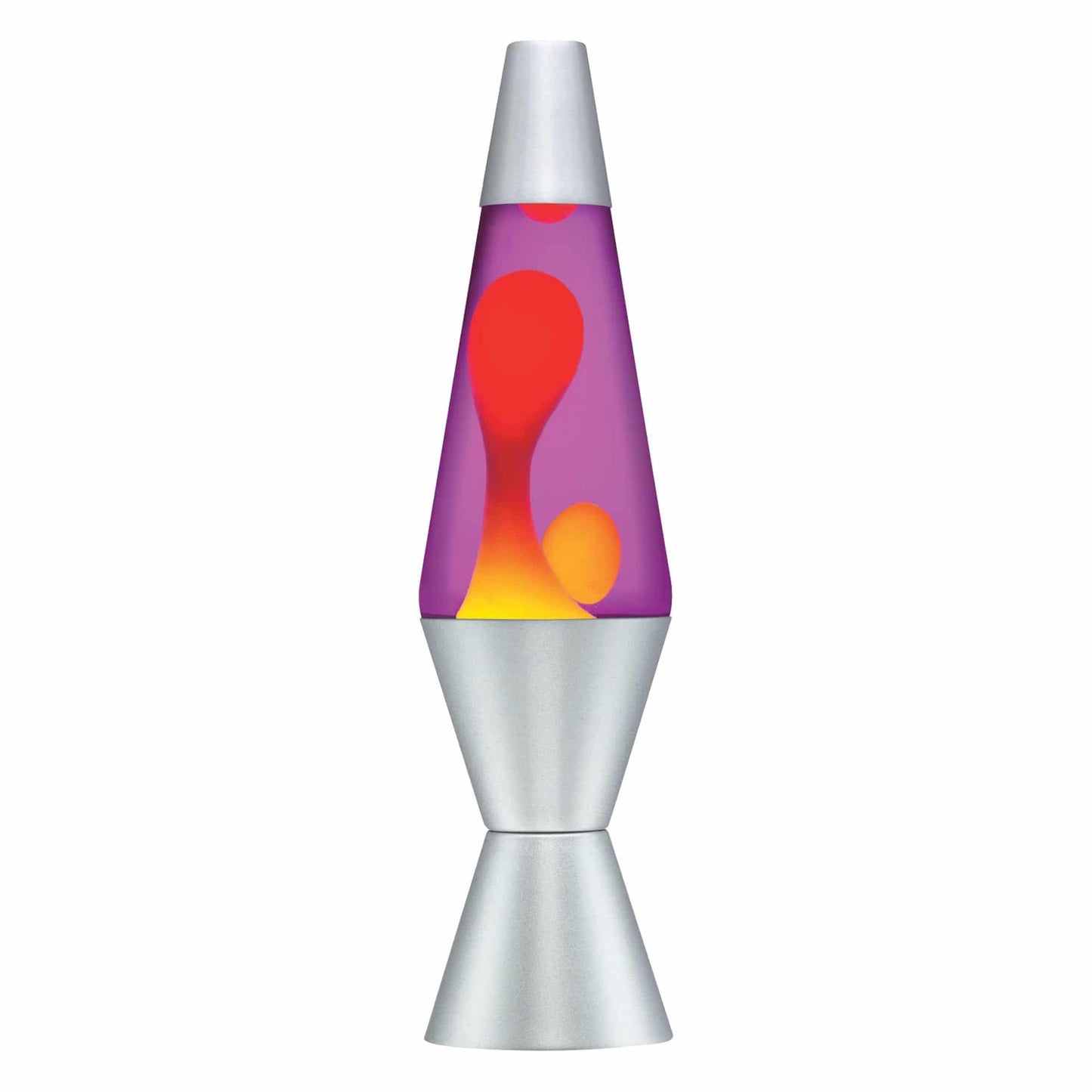 14.5" LAVA LAMP - YELLOW/PURPLE/SILVER Daily 2-0016