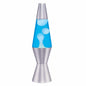 11.5" LAVA LAMP - WHITE/BLUE/SILVER Core 2-0035