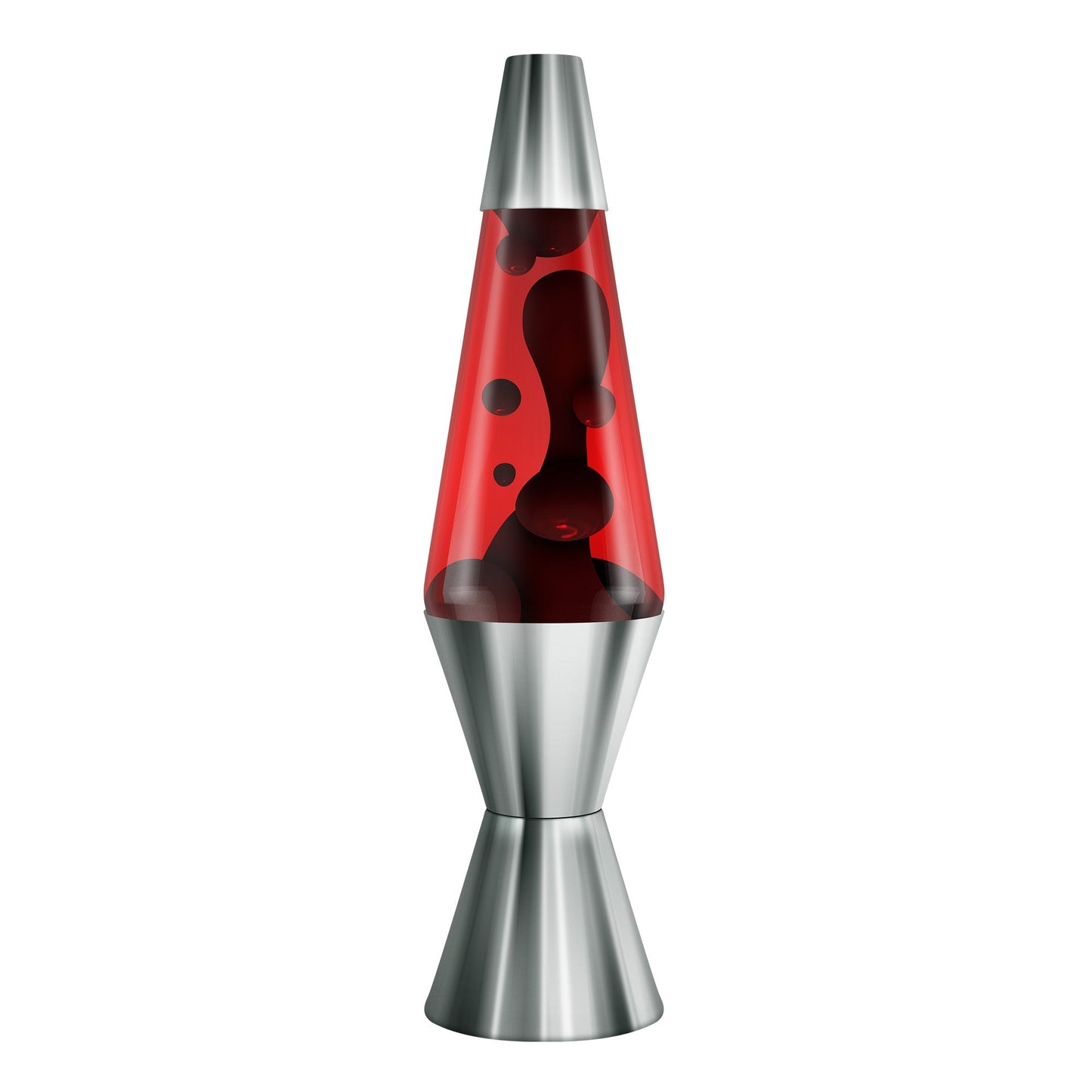 14.5" LAVA LAMP CHROME PLATED CRIMSON Edit 2-0030
