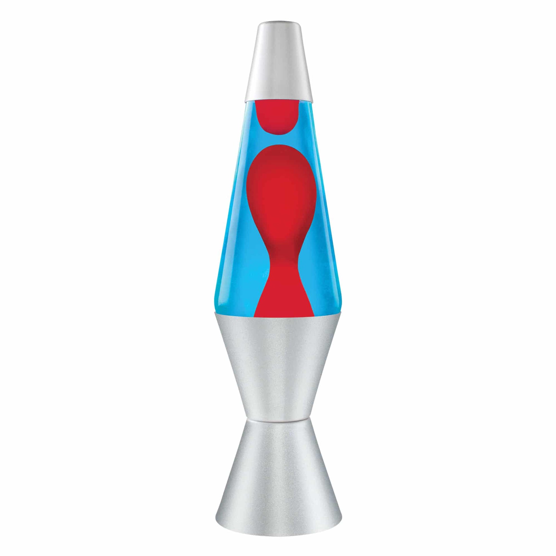 14.5" LAVA LAMP - RED/BLUE/SILVER Wave 2-0019
